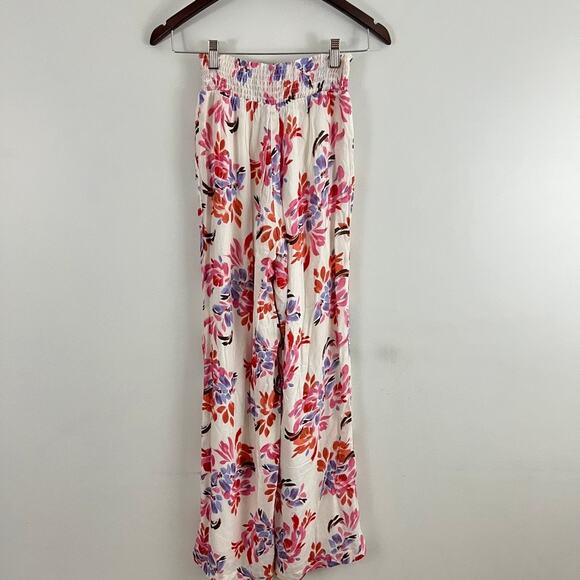Z Supply Resort Boardwalk Floral Pants Pull on Women Size XS - Picture 3 of 11